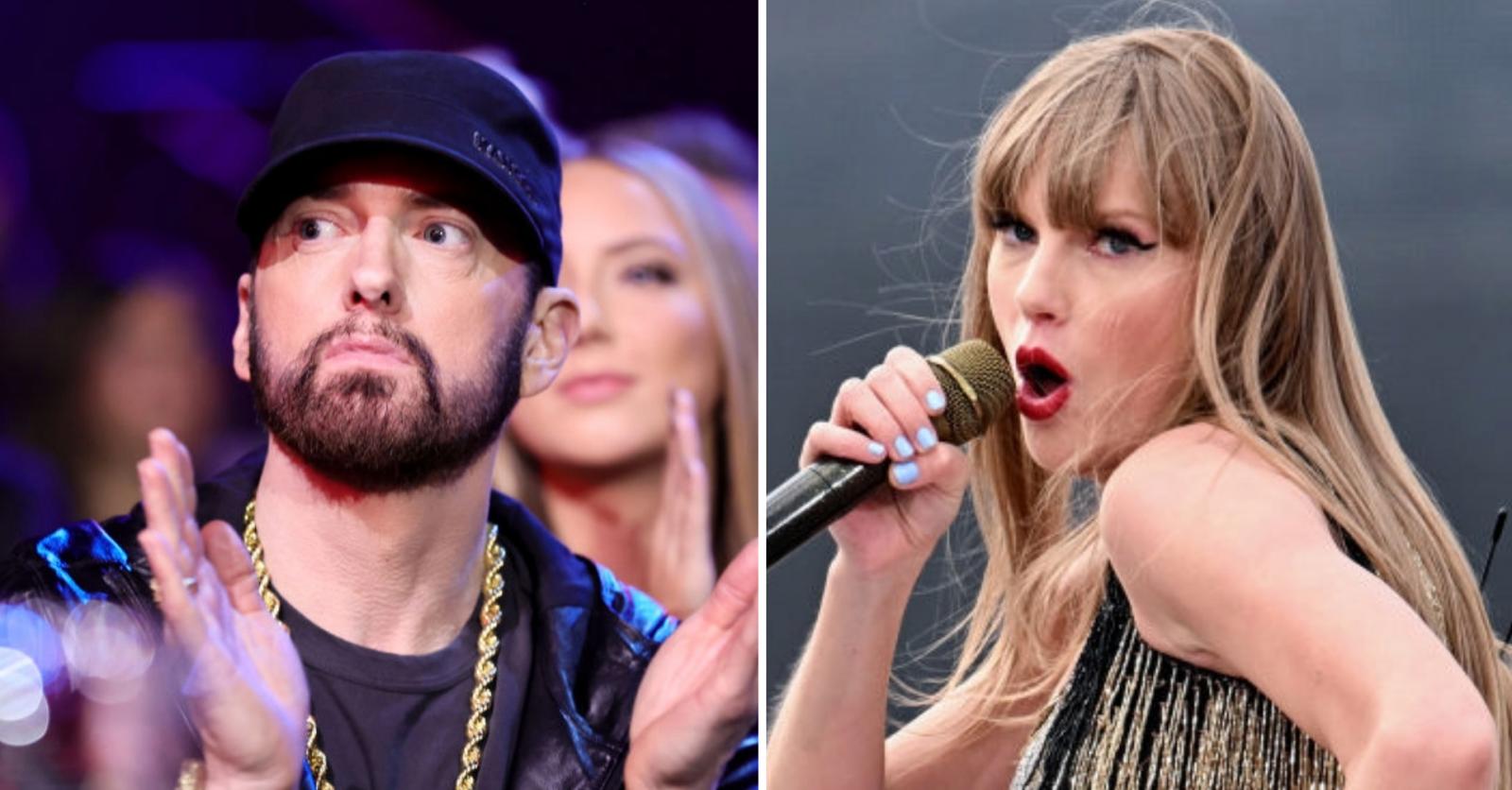 Eminem vient de dépasser Taylor Swift dans les charts américains