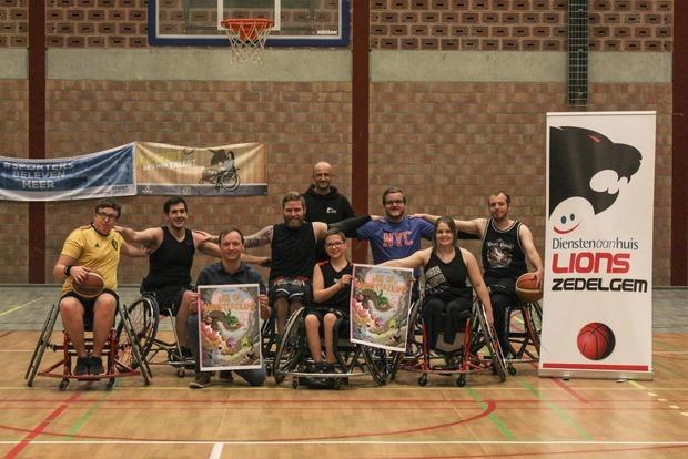 Striptekenaar Wordt Ambassadeur Van Rolstoelbasket Kw Be