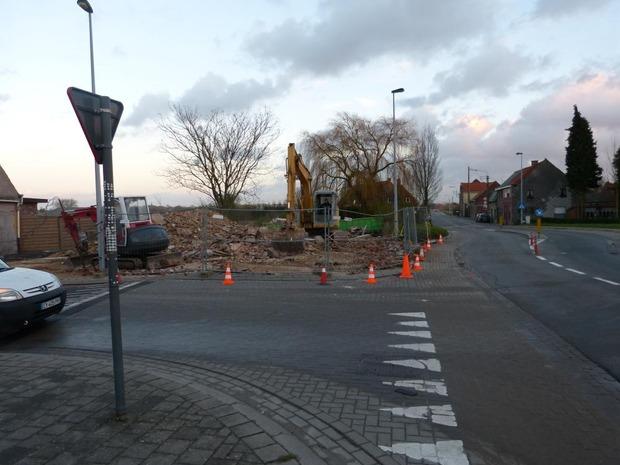 Café De Lampe in Rollegem met de grond gelijk gemaakt KW be