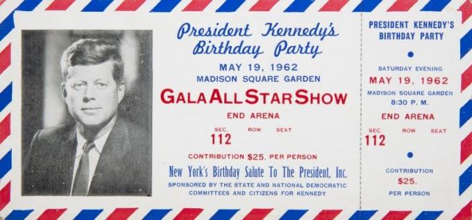 Ticket Kennedy's verjaardagsfeest