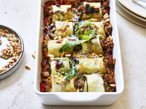 Roulades de courgette au haché et sauce tomate - Cuisine et Recettes ...