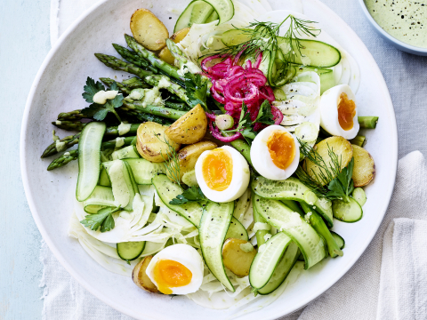 Aardappelsalade Met Groene Asperges Libelle Lekker