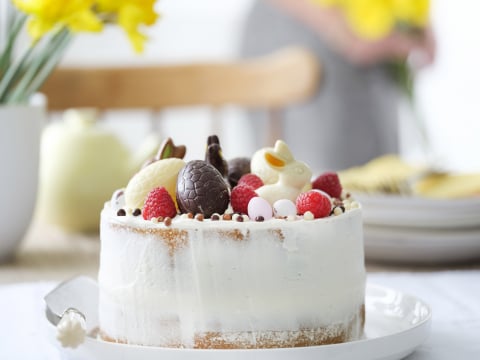 Naked Paascake Met Frambozen Libelle Lekker