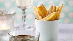 Churros met chocoladesaus