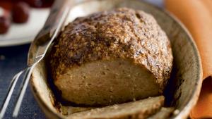 Gehaktbrood met krieken