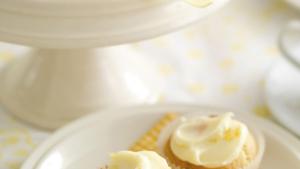Cupcakes met roomkaas en citroen