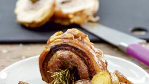 Varkensrollade met kruiden