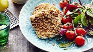 Gegrilde halloumi met krokant korstje