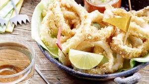 Calamares met limoenmayonaise