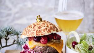 Kerstbalburger met wildgehakt