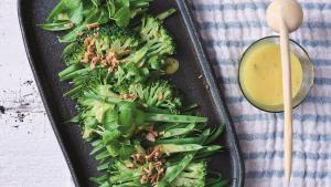 Boontjes met broccoli en aioli