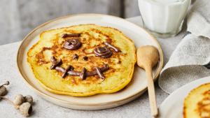 Fluffy pompoen-appelpannenkoekjes