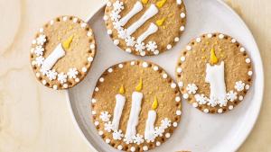 Speculaasjes met kerstmotief