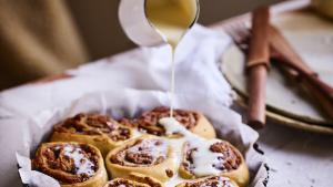 Kaneelrolletjes met marsepein uit de airfryer