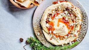 Gepimpte hummus