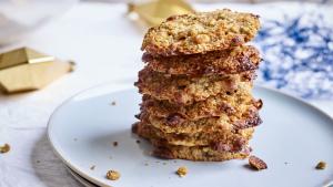 Havermoutkoekjes met banaan en chocolade