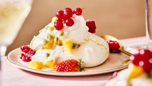 Pavlova-fruitbommetjes