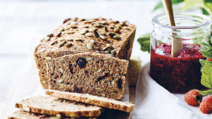 Spelt-havermoutbrood uit de airfryer