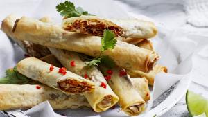 Lenterolletjes uit de airfryer
