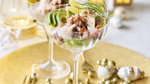 Garnalencocktail met whiskysaus