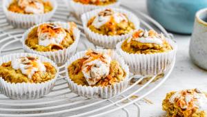 Carrot cake-muffins