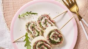 Carpacciowraps met pesto