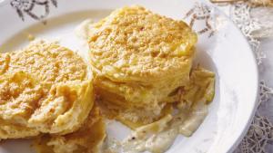 Gratin dauphinois met oude kaas
