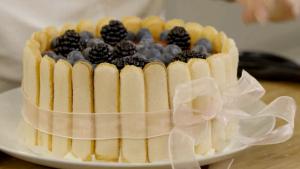 Charlottetaart met fruit