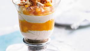 Trifle met mango en mascarpone-crème