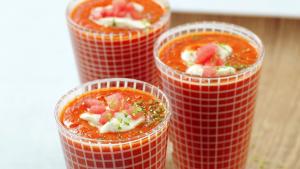 Gazpacho van watermeloen