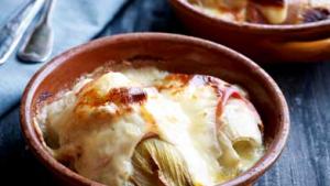 Witloof met Italiaanse ham en gorgonzola