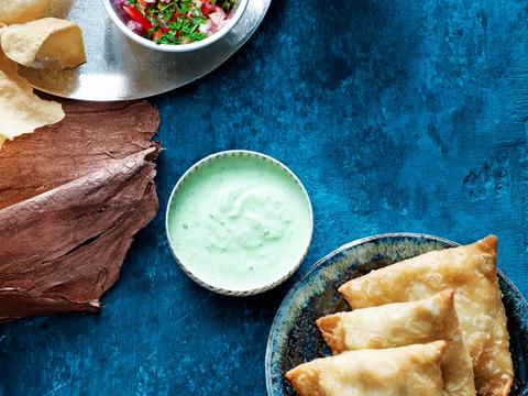 Samosa’s van aardappelen en doperwten