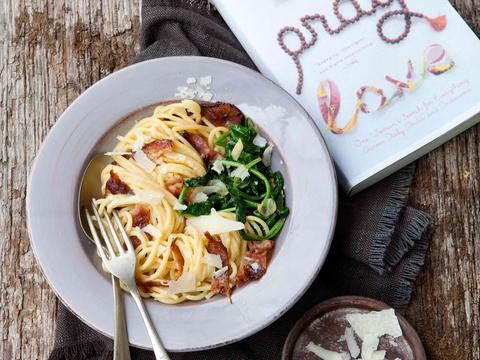 Spaghetti carbonara à la Eat, pray, love