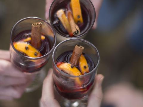 Glühwein met sinaasappel