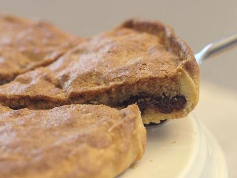 Decadente chocolate chips taart