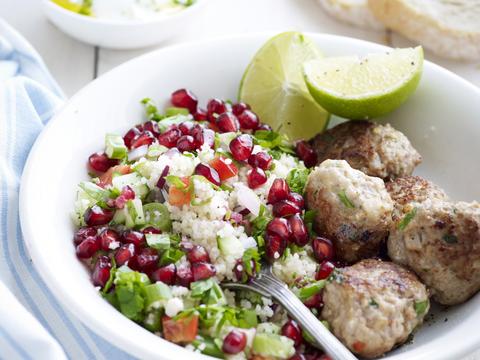 Gehaktballetjes met tabouleh