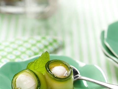Gemarineerd courgettehapje