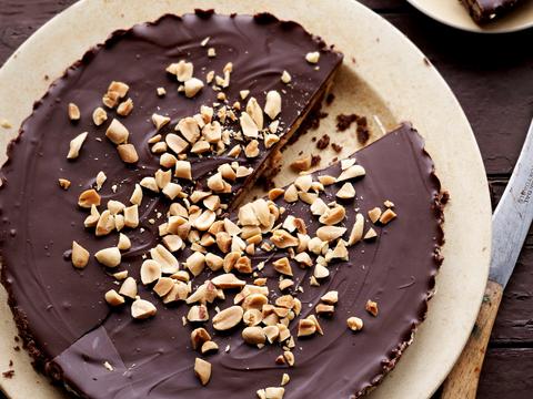 Chocoladetaart met zoute karamel