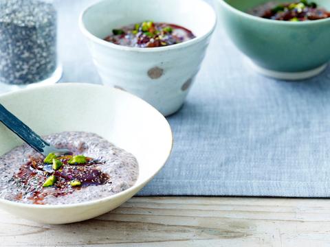 Pudding van chiazaadjes