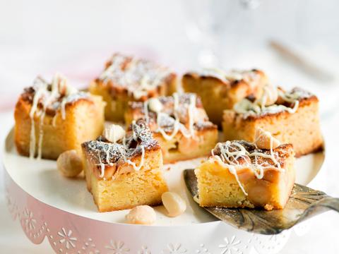 Blondies met hazelnoten
