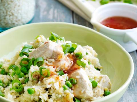 Nasi goreng met kalkoen