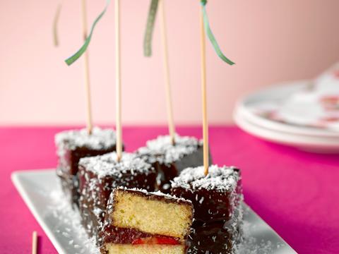 Cake met chocoladekokosjasje