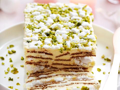 IJstaart met advocaat en meringue