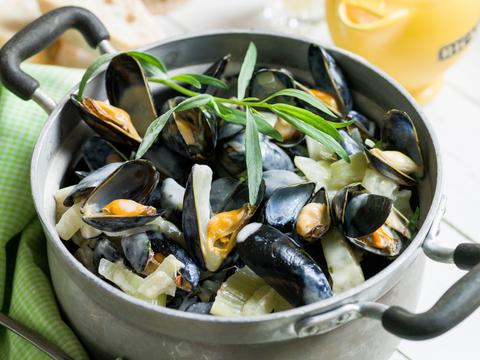 Mosselen met venkel en pastis