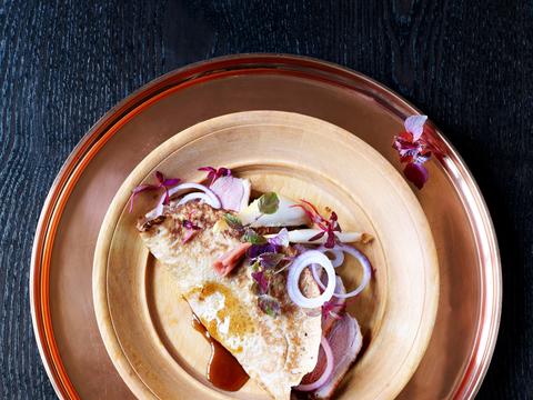 Kastanjepannenkoekjes met eendenborst