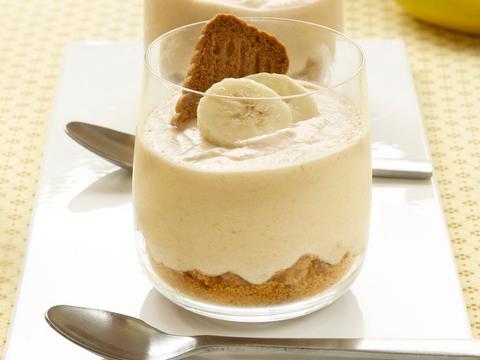 Bananenmousse met speculaas