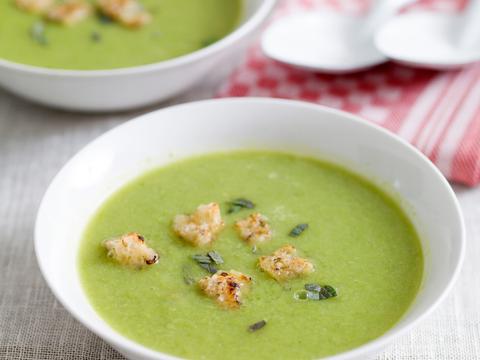 Erwtensoep met croutons