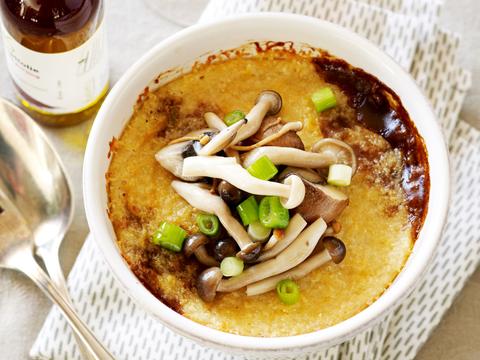 Everzwijnragout met polenta en truffelolie