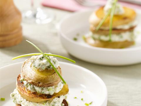 Aardappel met kruidenkaas