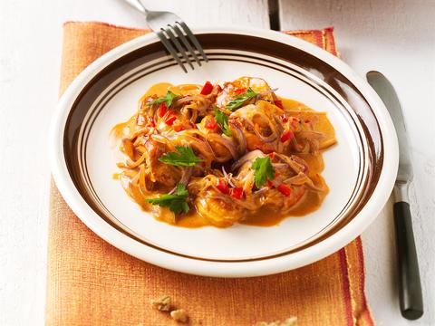 Scampi’s in duivelsaus